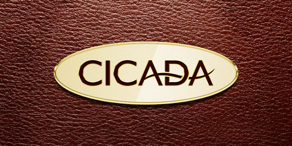 Логотип женских кожаных сумок CICADA